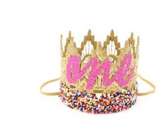 cupcake sprinkles gold princess sprinkles cute little gold crowns sprinkles Pearly Gold Crown Candy Sprinkles 12 OZ princess sprinkles