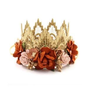 Fall Boho Flower Crown Birthday Crown Any Age Toddler Baby Girl