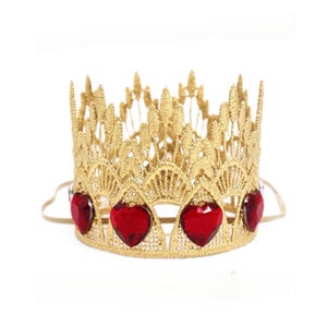 ハートの女王のゴールドクラウン | ルビーレッドハートのティアラ | 不思議の国のアリスの誕生日 | バレンタインドレスアップ | ミニ童話クラウン | シエナミニ