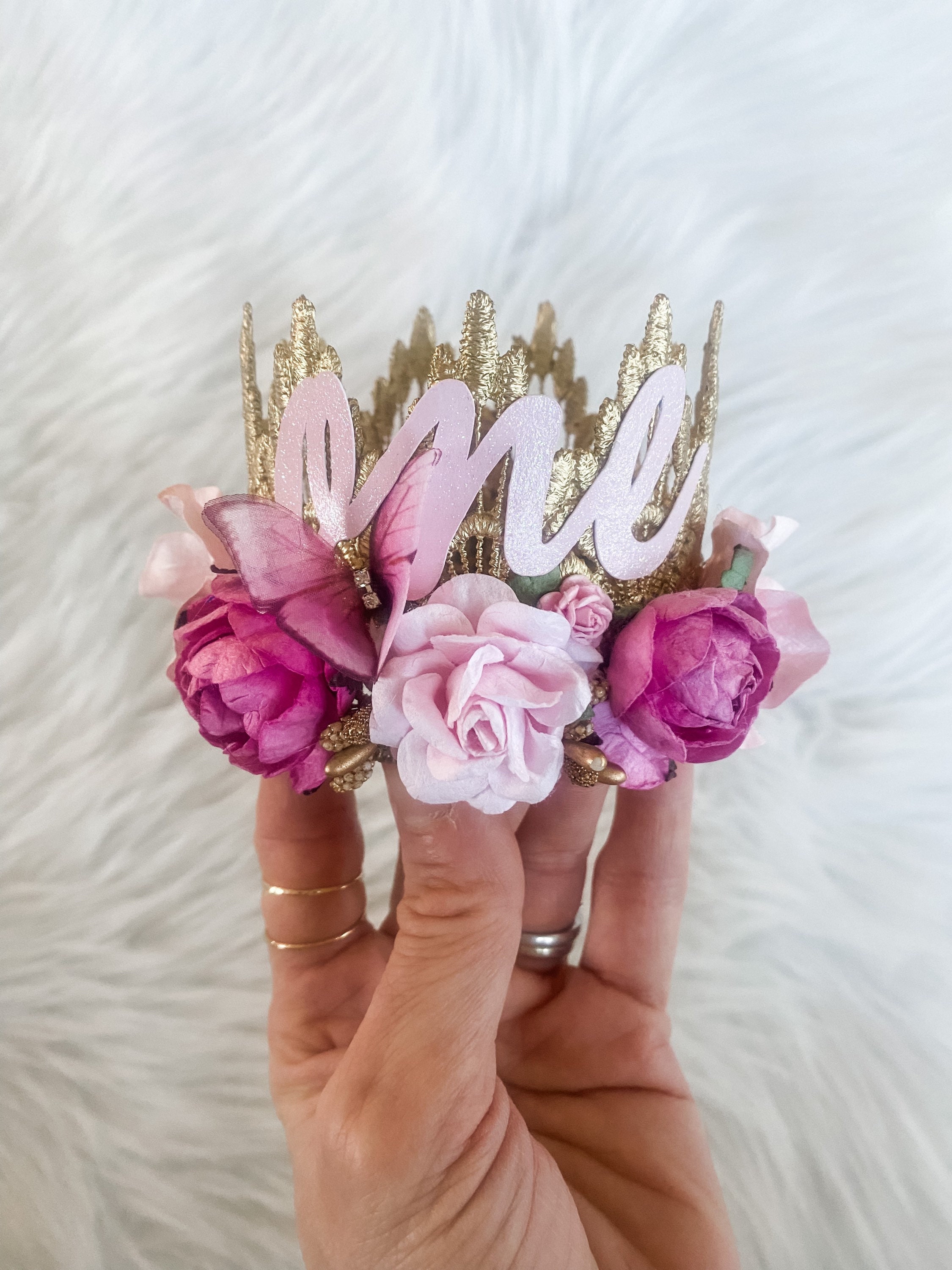 LOVECRUSH Crowns Mermaid First Birthday Crown