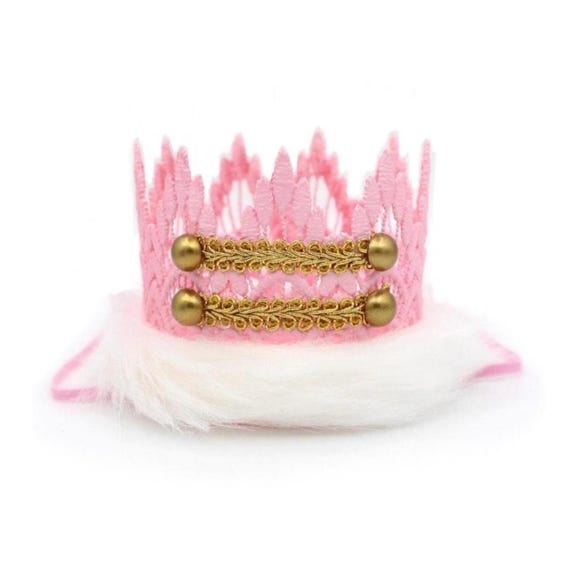 Nutcracker Lace Crown: Holiday Headband With Faux Fur Trim  display picture 1