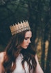 Jaden full size gold crown made of LACE ||  photography prop || Child-Adult ||custom sizes ||  Love Crush Exclusive 