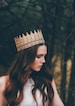Jaden full size gold crown made of LACE ||  photography prop || Child-Adult ||custom sizes ||  Love Crush Exclusive 