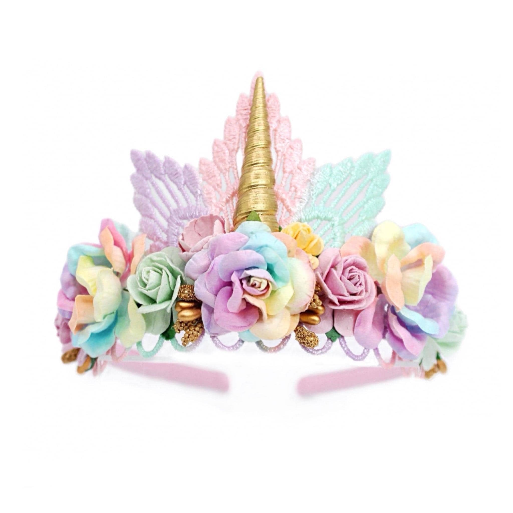 Unicorn Flower Crown - Etsy display picture 2