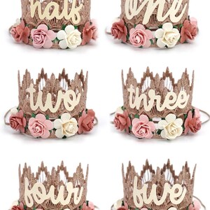 Edad cursiva brillante – Cartulina brillante personalizada para coronas de cumpleaños - Coronas LoveCrush - Complemento imagen 3
