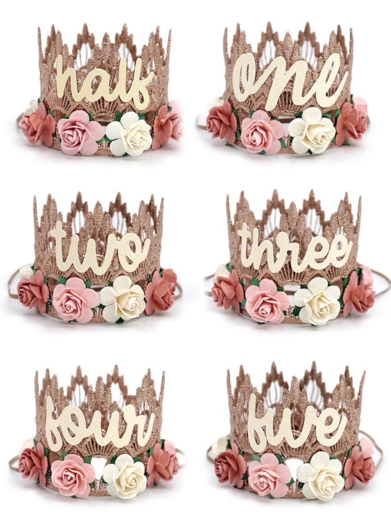 Edad cursiva brillante – Cartulina brillante personalizada para coronas de cumpleaños - Coronas LoveCrush - Complemento imagen 3
