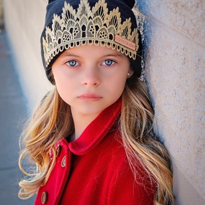 Tiara Beanies hat Choose ONE one size fits most children adults gifts for her image 6