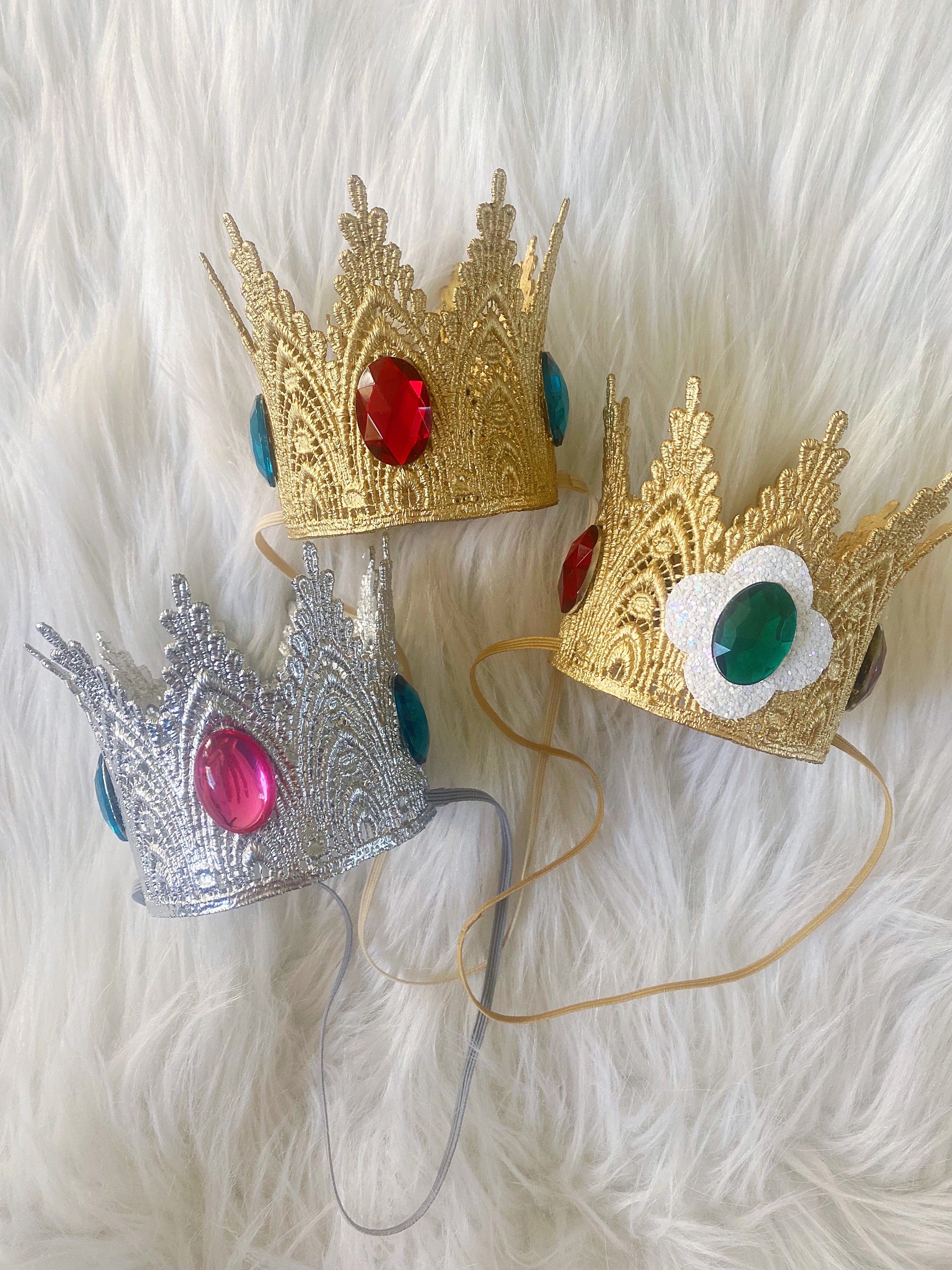 Qsvbeeqj Re Corona D'oro Principe Corona Festa di Compleanno Cappello Regolabile Per Festa di Halloween Foto Puntelli Accessori Royal King Costume Per Ragazzi