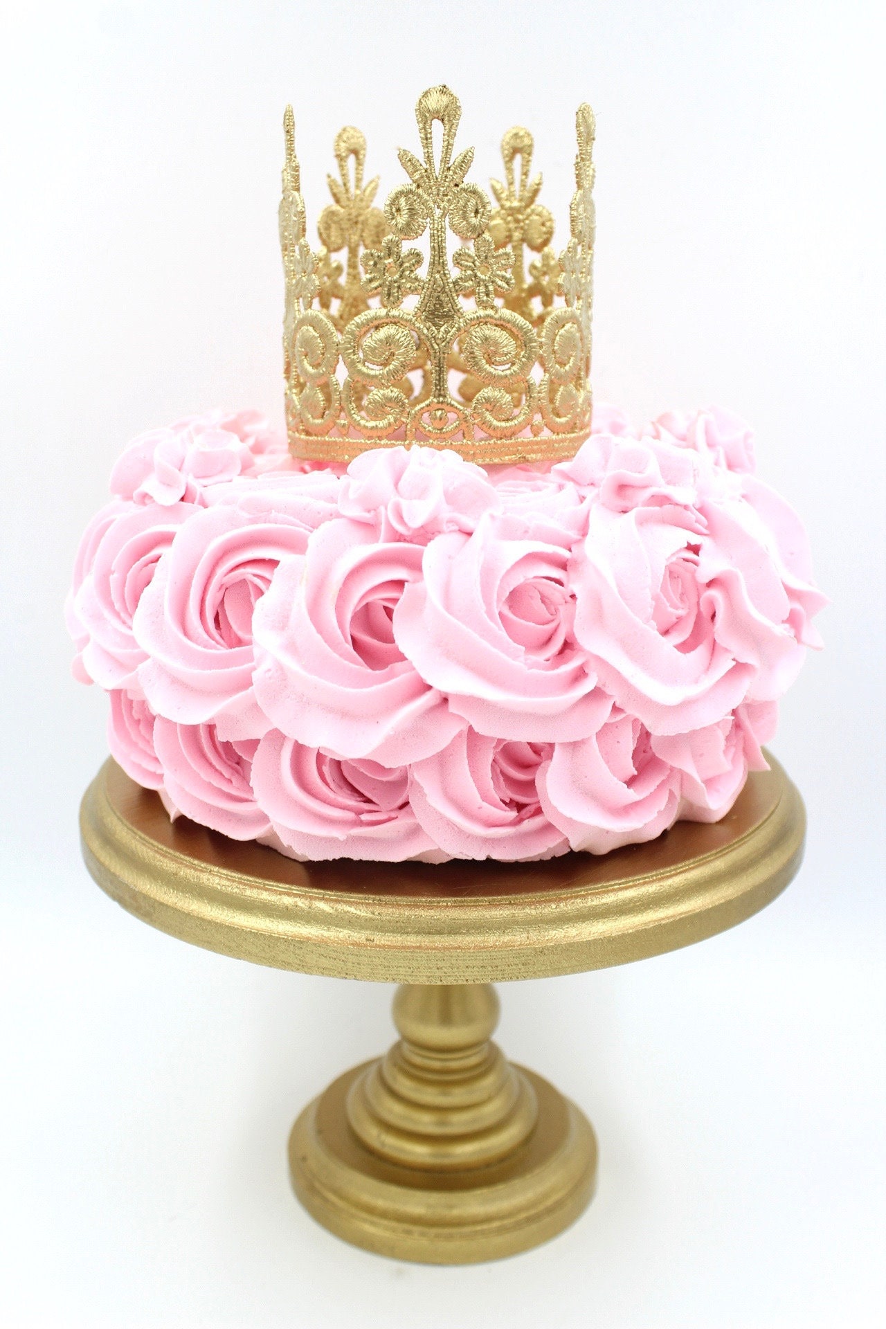 Tian Sweet 34025-RG 11 oz Large Rose Gold Crown Cake Topper, 1 - Harris  Teeter