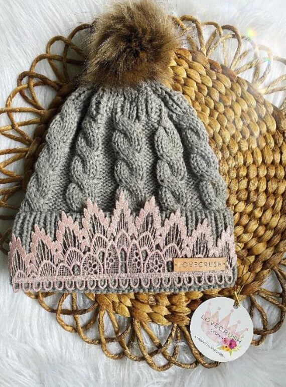 Winter Tiara Beanie Hat | Cozy Knit Crown Beanie for Women  display picture 1