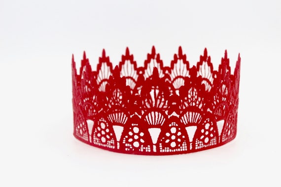 Red Lace Crown Queen Tiara Galentines Day Gifts Birthday Tiara Gifts for  Kids Sienna Tall Full-size Fits Toddler adults -  Canada