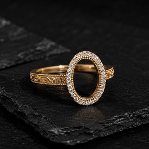 Vintage Oval Halo Ring Setting, Engraved Empty Mount Ring, Oval Semi Mount Ring, Antique Floral Engagement Ring Setting, Silver DIY Jewelry