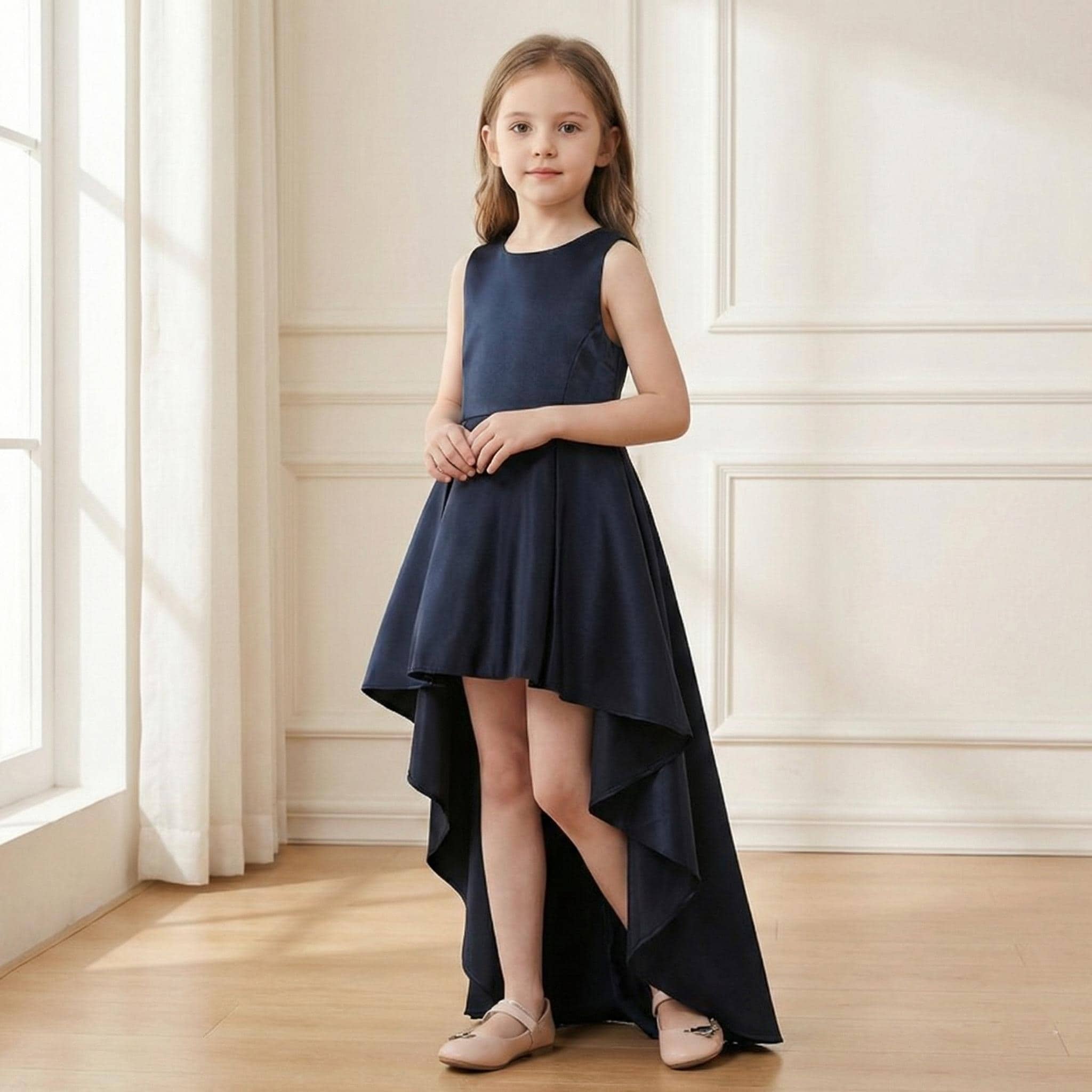 Navy Junior Bridesmaid Dress - Etsy