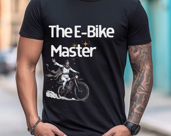 The E-Bike Master Shirt - Funny Electric Bike T-Shirt - Ebike Rider Gift - Cycling Lifestyle Top for Commuters