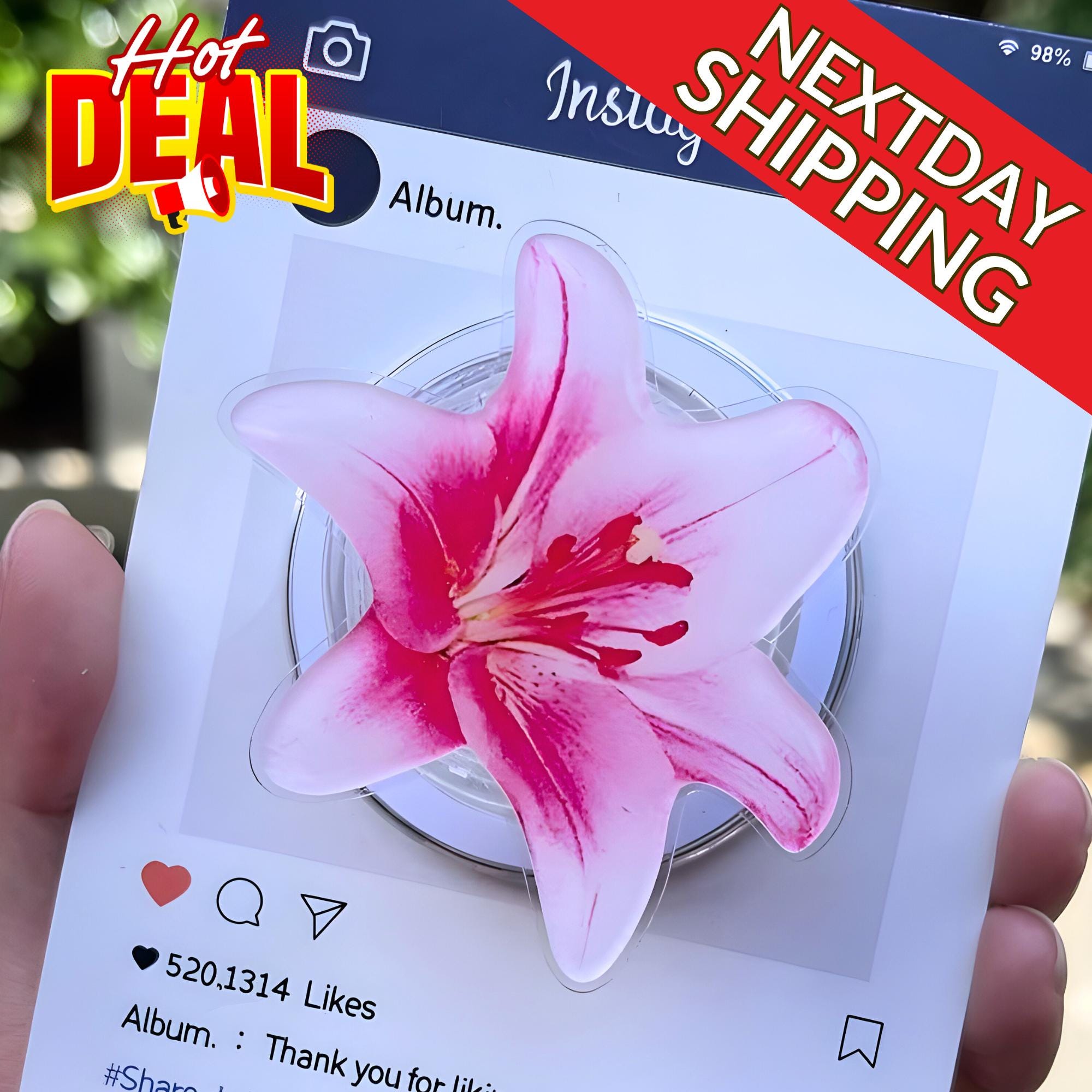 Lily Pop Socket - Etsy