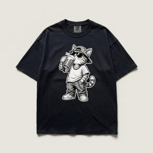 Cat Beer Y2k Vintage 90s Shirt, Funny Cats Meme T-Shirt, Fun Kitty Drunk Tee Comfort Colors®