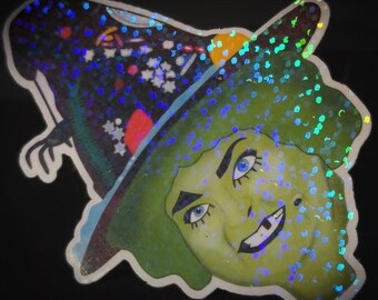 Grotbags Holo Glitter Vinyl Sticker
