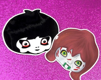 I’m Possessed By You Set Of 2 The Exorcist Inspired Vinyl Stickers Regan, Pazuzu