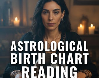 Detailed Astrological Birth Chart Reading with Psychic and Tarot Insights Full Natal Chart Astrology & Life Guidance, Same Day Reading