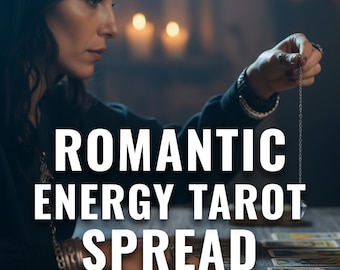 Romantic Energy Tarot Spread Future Love, Tarot Reading with Psychic Insights, Relationship and Soulmate Guidance, Psychic Love Reading