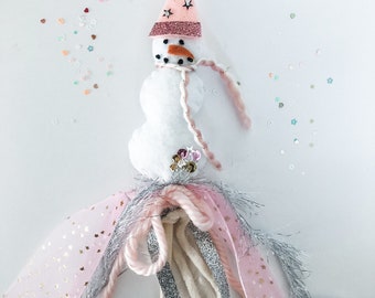 Snowman Wand//magicwand•Christmas wand•woodenwand•animalwand•flower wand•magical•makebelieve•imagination•wand•Scanditoys•christmas