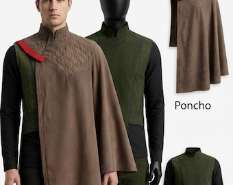 Traje de combatente da resistência, túnica inspirada em Star Wars, roupa de cosplay de piloto rebelde.