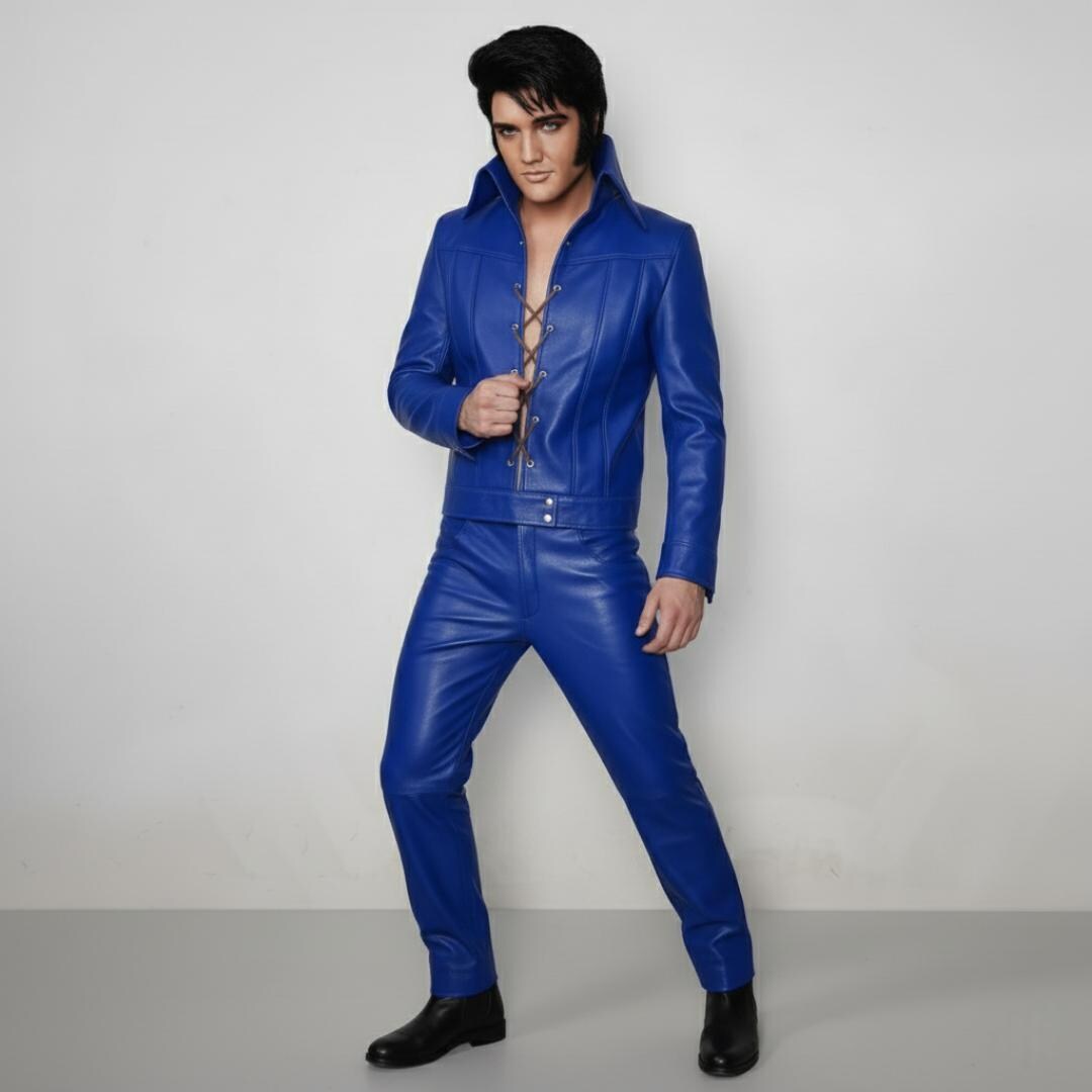 blue-leather-elvis-suit-68-comeback-style-king-of-rock-outfit-etsy