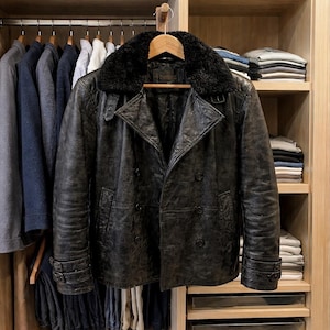 Leon S. Kennedy RE9 Black Leather Jacket - Resident Evil Requiem Inspired Cosplay Costume.