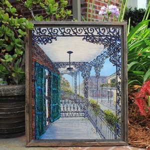 Easy Like a Sunday Morning - GICLEE stretched canvas