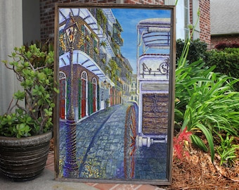 Pirates Alley Carriage - GICLEE stretched canvas