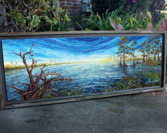 Swamp's Edge - GICLEE stretched canvas