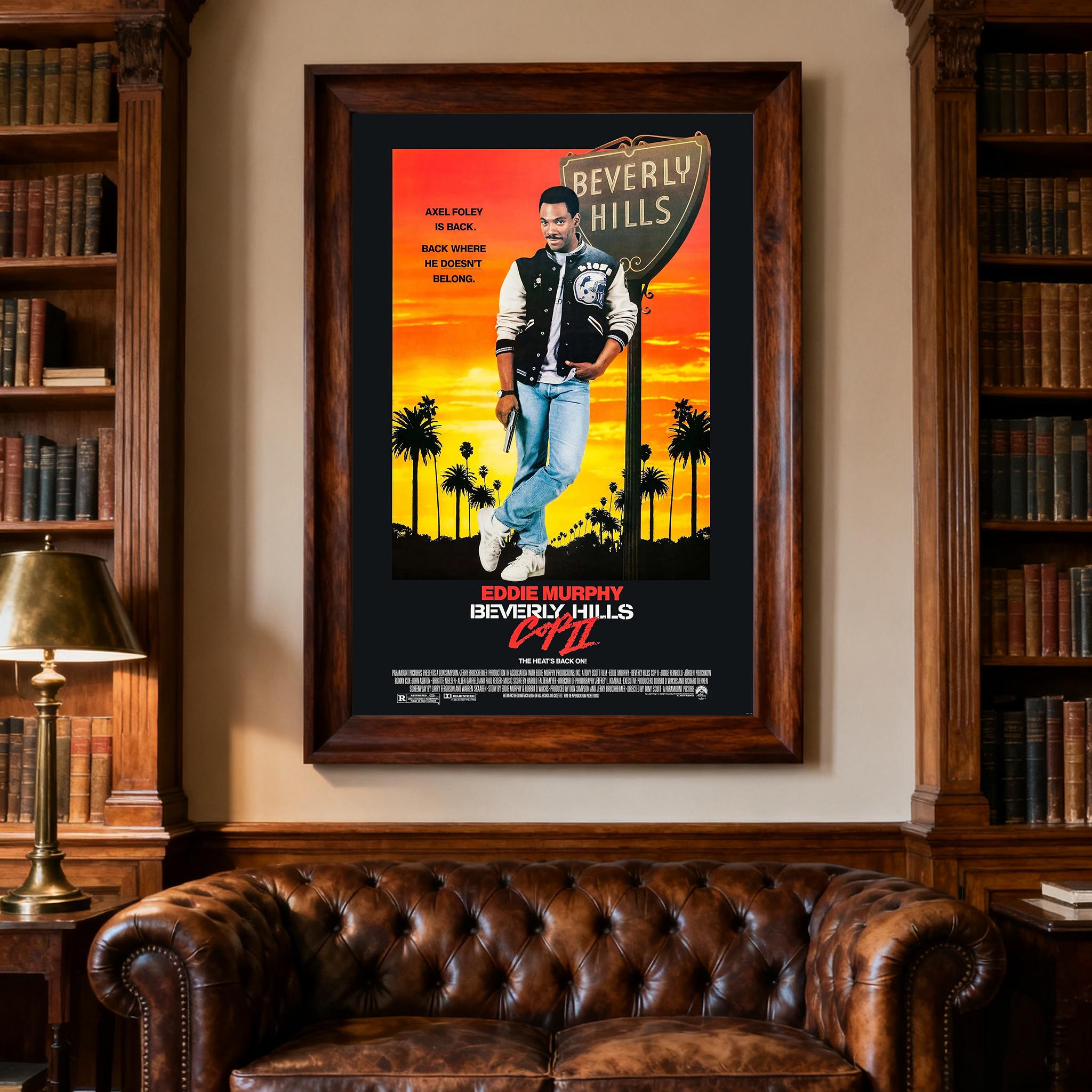 ビバリーヒルズ・コップ 映画ポスター、HDキャンバスプリント、1984年 
