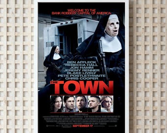 The Town Movie Poster, HD Canvas Print, Unframed