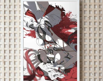 Camellya Wuthering Waves Poster, Game Character Canvas Art, Unframed