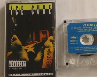 Ice Cube – Death Certificate Cassette Tape | Hip-Hop 1991 | Vintage Collectible