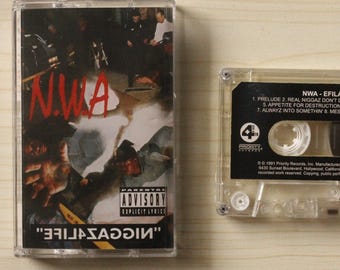 N.W.A – Niggaz4Life Cassette Tape | Gangsta Rap 1991 | Vintage Collectible