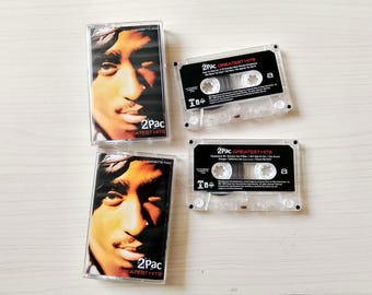 2Pac – Greatest Hits Cassette Tape 1 & 2 | Hip-Hop Rap 1998 | Vintage Collectible
