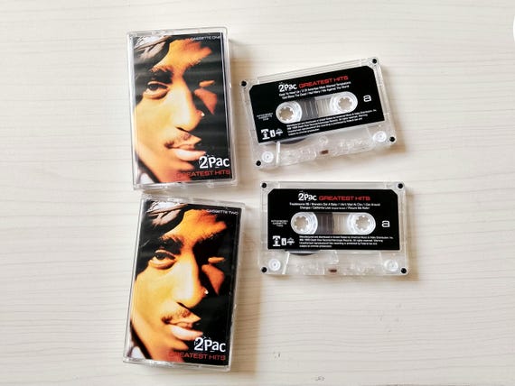 2Pac – Greatest Hits Cassette Tape 1 & 2 | Hip-Hop Rap 1998 | Vintage Collectible