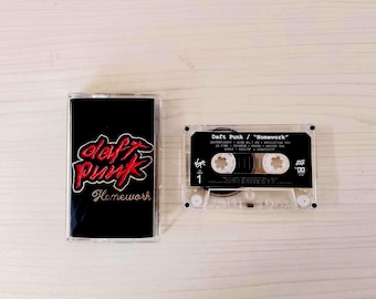 Daft Punk – Homework Cassette Tape | Electronic House 1997 | Vintage Collectible