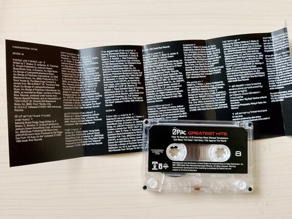 2pac – Greatest Hits Cassette Tape 1 & 2 | Hip-hop Rap 1998