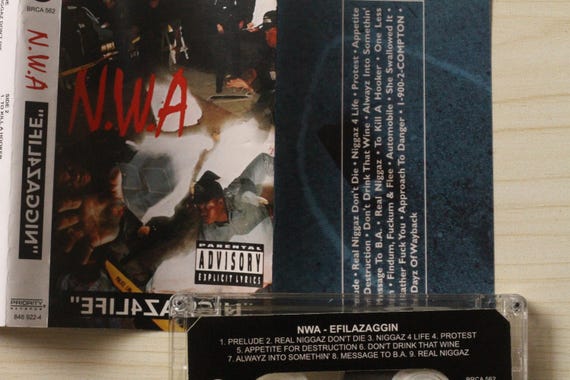 N.W.A – Niggaz4life Cassette Tape | Gangsta Rap 1991 | Vintage