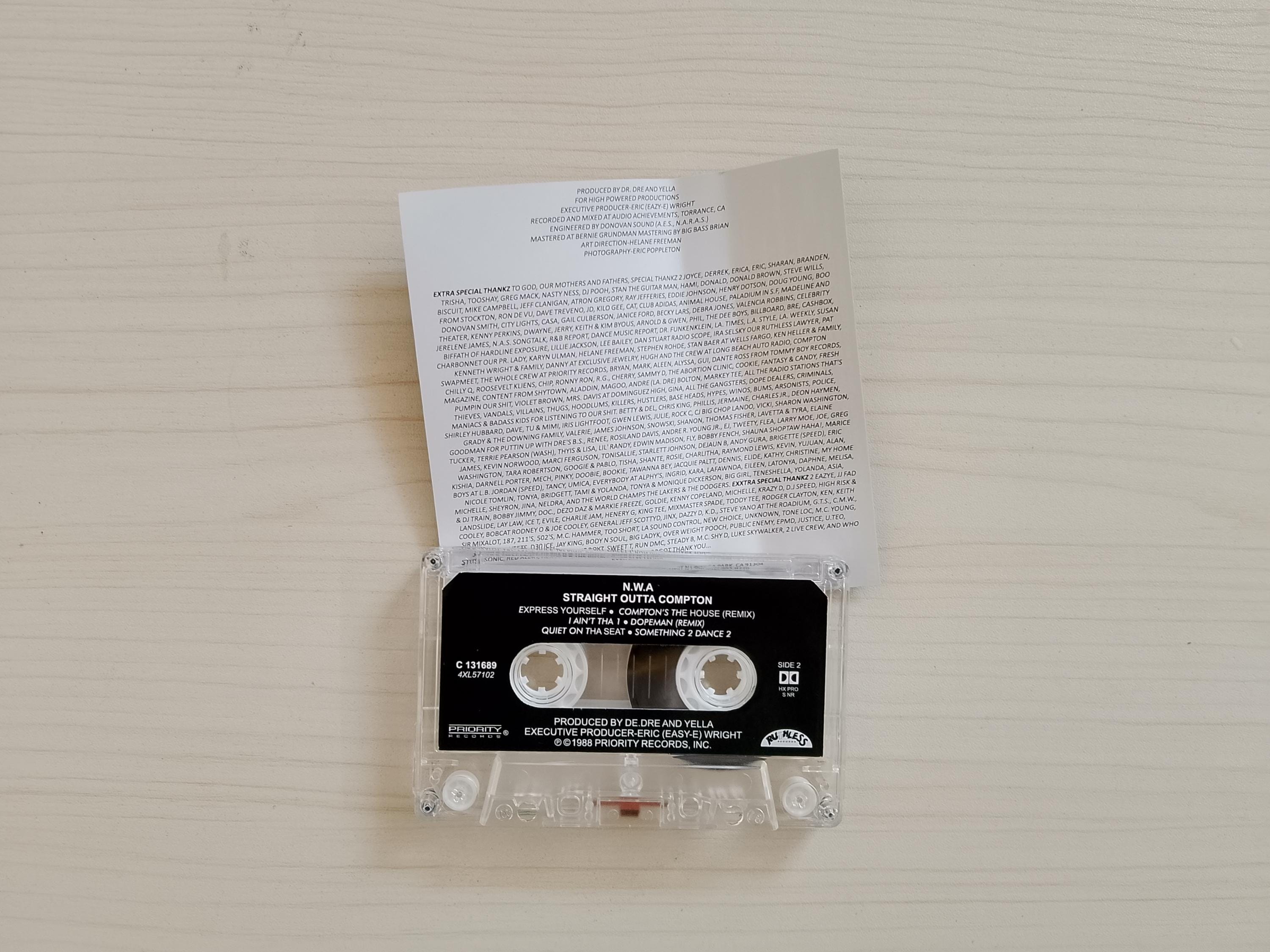 N.W.A – Straight Outta Compton カセットテープ | ヒップホップ 1988 