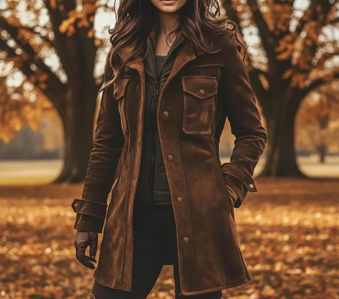 Rust Suede Jacket UK