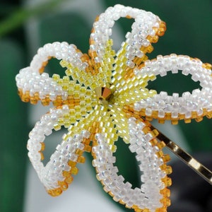 Beaded Plumeria Pattern The Lost Aloha Plumeria Pattern for beading Tropical Flowers for Weddings, Gifts and More image 4