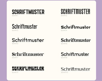 Personalisierte Aufkleber Schriftzüge | Vinyl Namensschilder, Sticker, Wunschtext & Hochzeitsbeschriftungen | 10 Schriftarten, 26 Farben