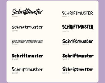 Personalized Stickers and Lettering | Vinyl Name Badges, Stickers, Custom Text & Wedding Signage | 10 Fonts, 26 Colors
