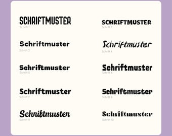 Personalized Stickers and Lettering | Vinyl Name Badges, Stickers, Custom Text & Wedding Signage | 10 Fonts, 26 Colors