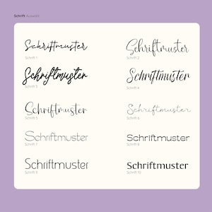 Personalisierte Aufkleber Schriftzüge | Vinyl Namensschilder, Sticker, Wunschtext & Hochzeitsbeschriftungen | 10 Schriftarten, 26 Farben