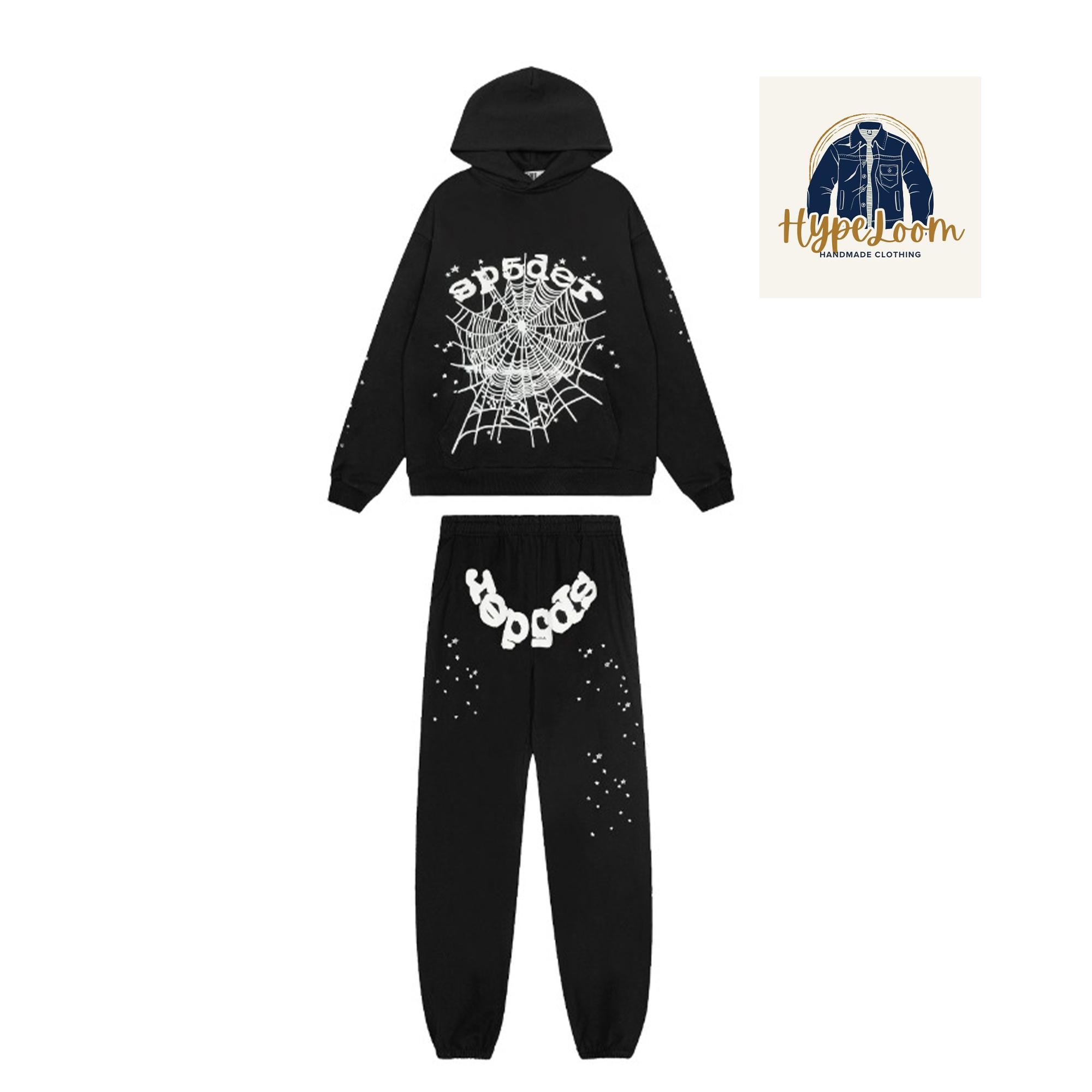 Sp5der hoodie black - Etsy 日本