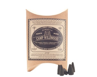 Conos de incienso rosa de luna llena